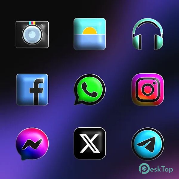 FluOxigen 3D - Icon Pack 7.3 APK MOD मुफ्त पूर्ण डाउनलोड