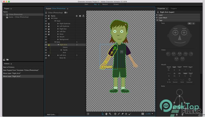 Télécharger Adobe Character Animator 2020 3.4 Gratuit pour Mac