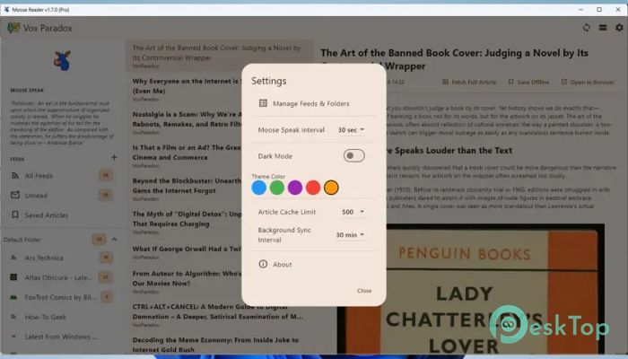 Download Moose Reader Pro 1.7.2 Free Full Activated