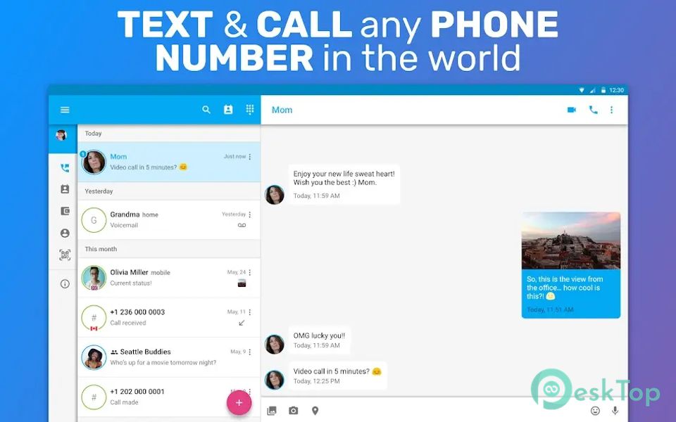 TextMe Up Calling & Texts 3.43.2 APK MOD تحميل مجاني كامل
