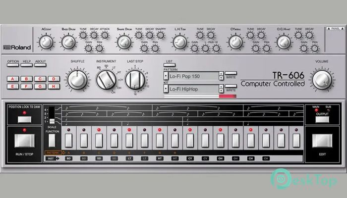 Roland Cloud TR-606 v1.0.3 Tam Sürüm Aktif Edilmiş Ücretsiz İndir