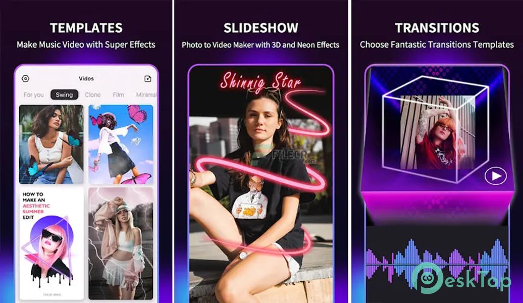 Cap Cut – Photo Music Video Editor and Maker – Vidos v2.19.295 APK MOD Unlocked (Full) Free Download