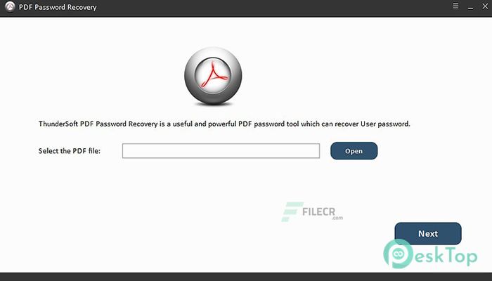 Download ThunderSoft PDF Password Recovery 3.6.8 Free Full Activated