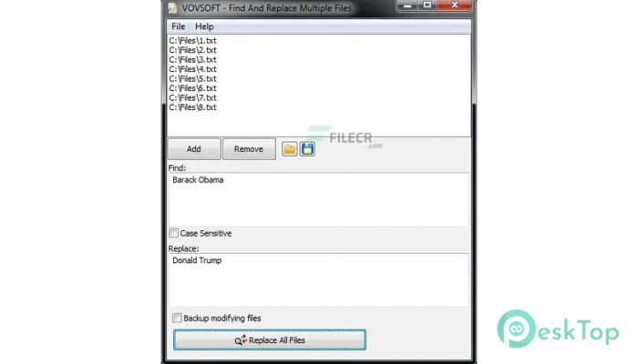  تحميل برنامج VovSoft Find And Replace Multiple Files  2.1 برابط مباشر