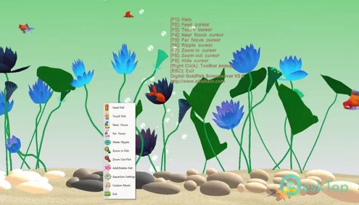 تحميل برنامج Digital Goldfish Screensaver 2.2.0 برابط مباشر