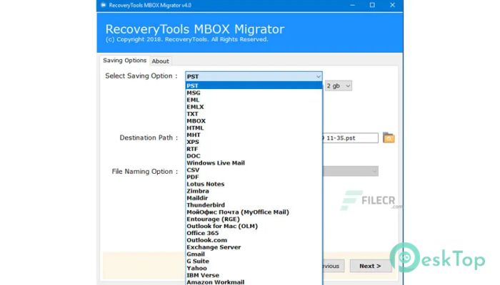  تحميل برنامج RecoveryTools MBOX Migrator 8.2 برابط مباشر