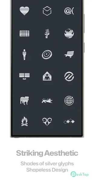 Silver Steel Icon Pack 6.1 APK MOD تحميل مجاني كامل