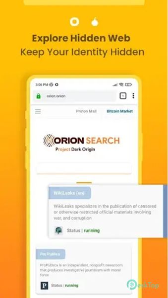 Orion Browser - TOR Powered 2.3.5 APK MOD Полная бесплатная загрузка