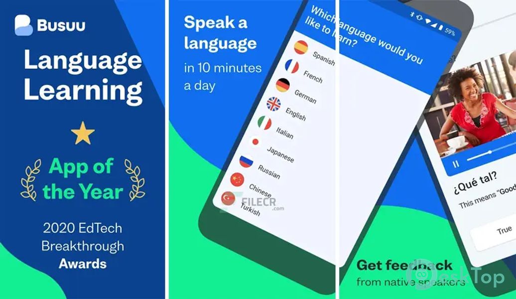 Busuu - Learn Languages 32.5.0(1242818) APK MOD Unlocked (Full) Free Download