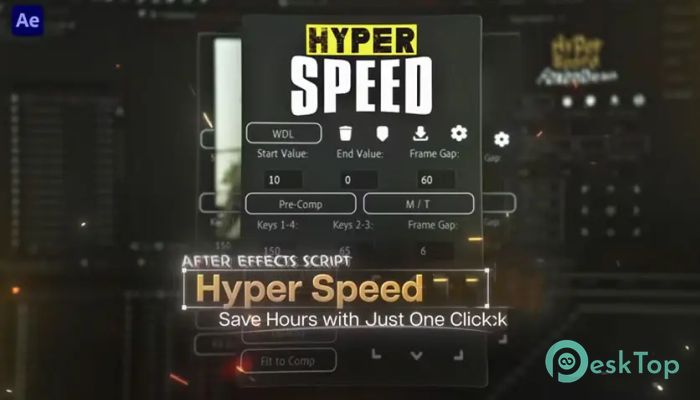 Télécharger Hyper speed v2.1.1 For After Effects Gratuitement Activé Complètement