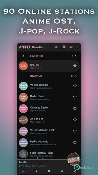 Anime Music Radio J-pop J-rock 5.0.2 APK MOD Unlocked (Full) Free Download