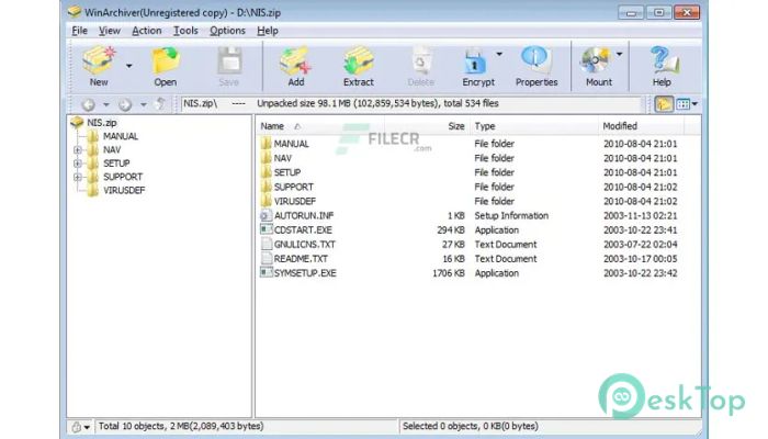 Télécharger WinArchiver Pro 5.8 Gratuitement Activé Complètement