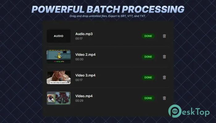 Descargar AI Video to SRT  1.1.4 Completo Activado Gratis