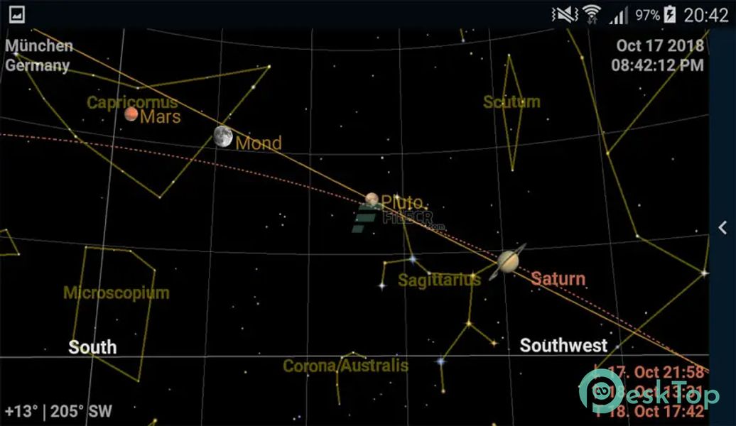 Astrolapp Live Planets and Sky Map 5.2.1.8 APK MOD تحميل مجاني كامل