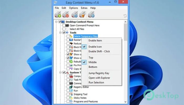 تحميل برنامج Sordum Easy Context Menu 1.6 برابط مباشر