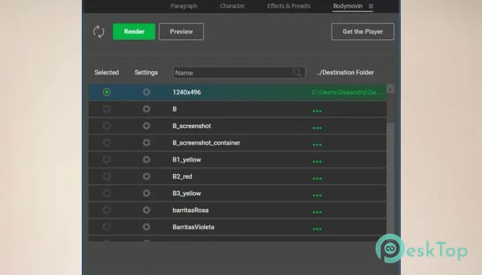 Aescripts - Bodymovin 5.9.5 完全アクティベート版を無料でダウンロード