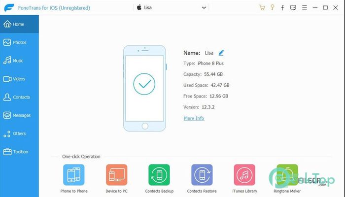 Скачать FoneLab FoneTrans for iOS 9.0.32 полная версия активирована бесплатно