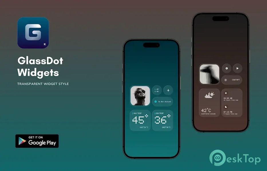 Télécharger GlassDot Widgets For KWGT 1.1.7 APK MOD Gratuitement et Complet