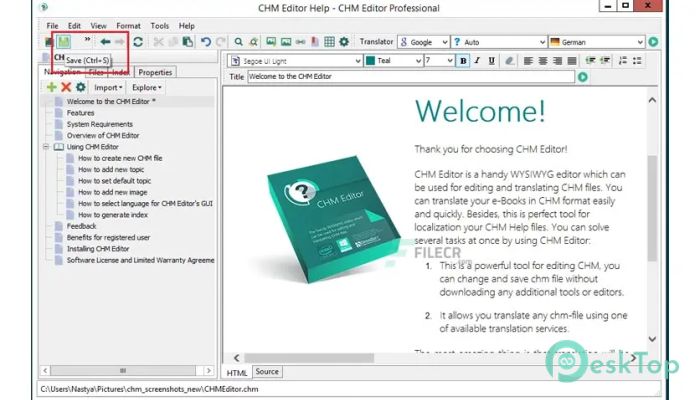 تحميل برنامج GridinSoft CHM Editor  3.2.0 برابط مباشر
