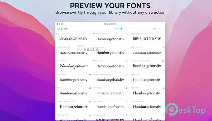 Скачать Typeface  3.6.0 бесплатно для Mac
