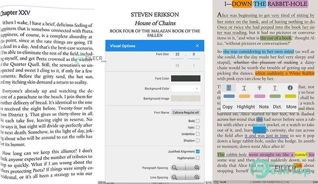 Moon+ Reader Pro 10.1 APK MOD フル無料ダウンロード