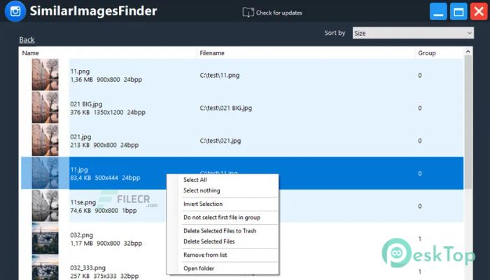 ImageFinder 1.003 完全アクティベート版を無料でダウンロード