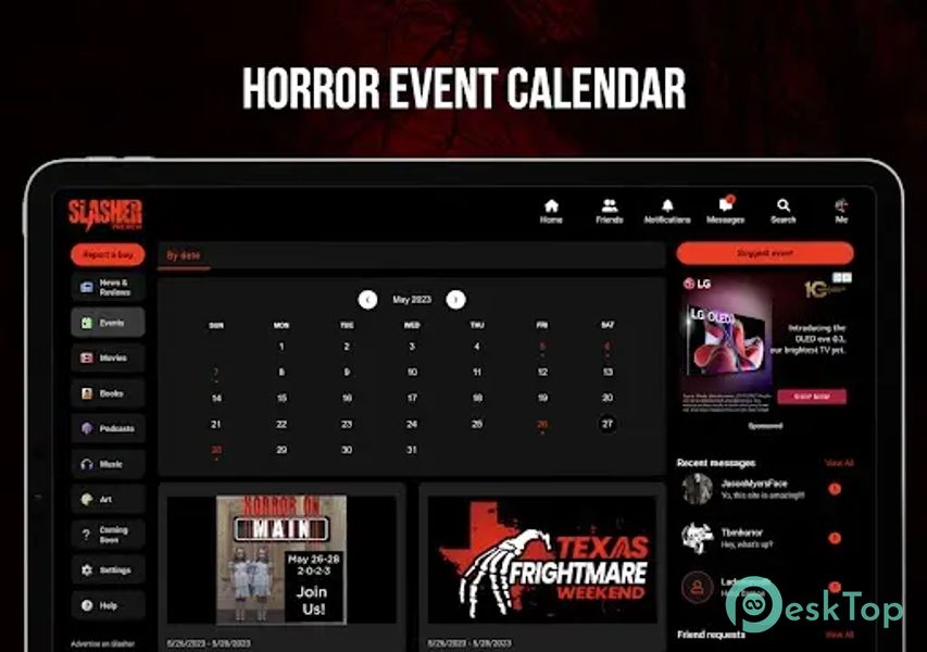 Slasher Horror Social Network 4.9.5 APK MOD Tam Ücretsiz İndir