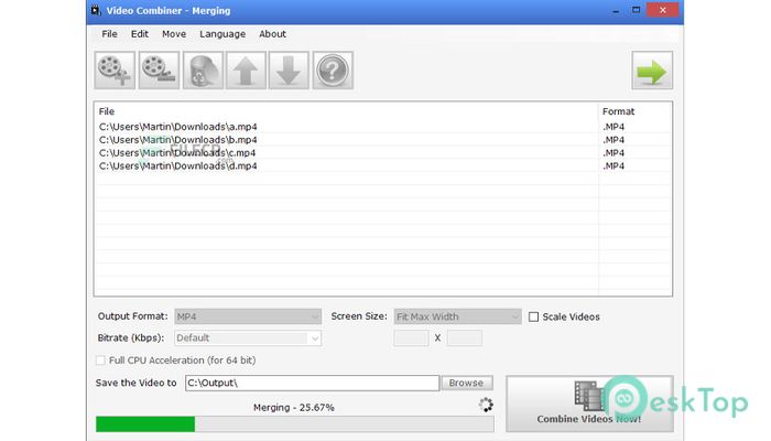 Download Video Combiner 1.3.4 Free Full Activated