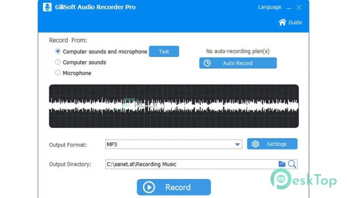 تحميل برنامج GiliSoft Audio Recorder Pro  11.3 برابط مباشر