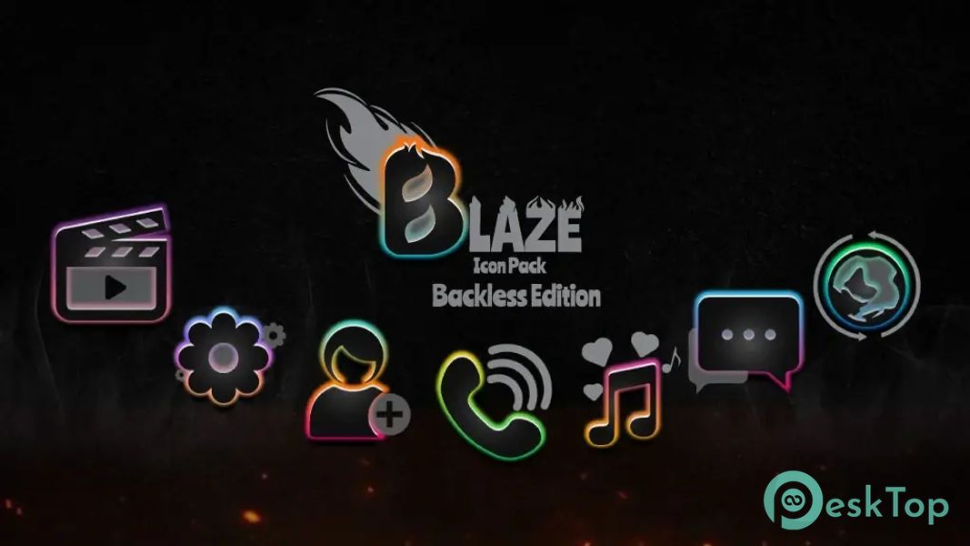 Blaze Backless Icon Pack 3.1.3 APK MOD Unlocked (Full) Free Download