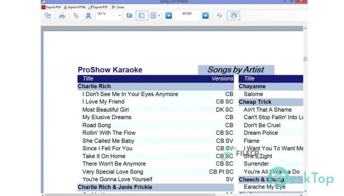  تحميل برنامج Karaosoft Song List Generator  5.2.6 برابط مباشر