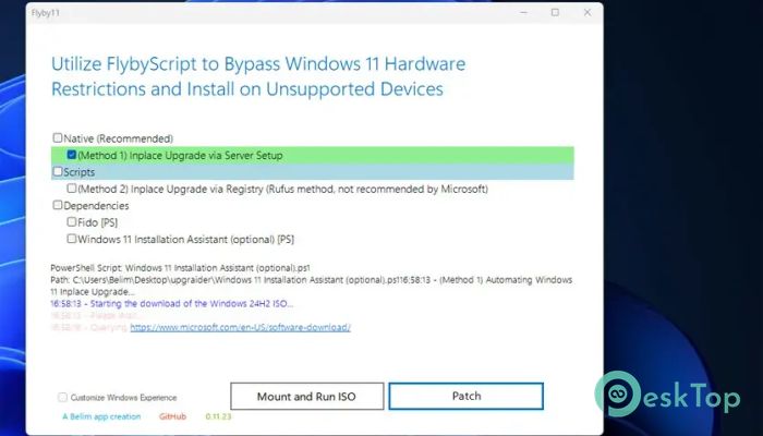 FlyOobe v1.1.131 完全アクティベート版を無料でダウンロード