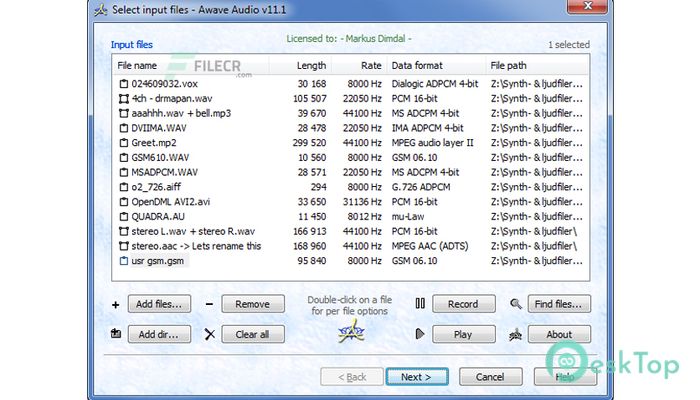  تحميل برنامج Awave Audio 11.2 برابط مباشر