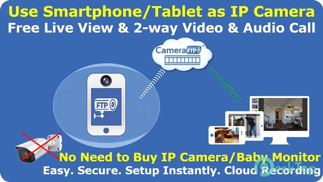 Mobile Security Camera (FTP) 5.1 APK MOD Descarga gratuita completa