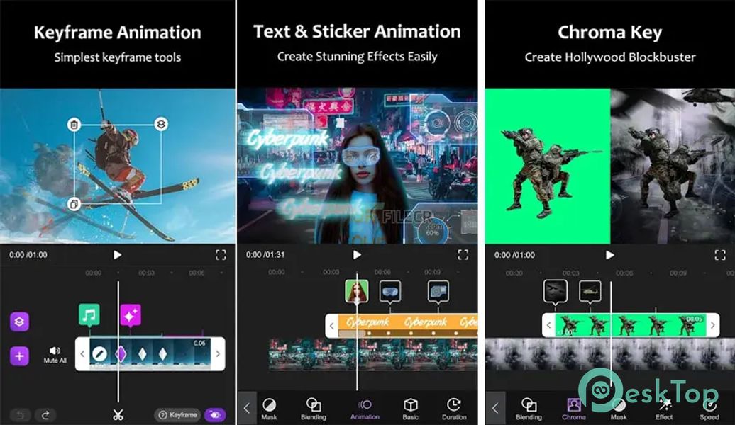 Motion Ninja Video Editor 4.1.6 APK MOD Unlocked (Full) Free Download
