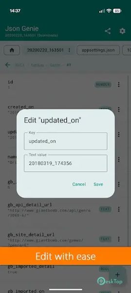 Json Genie - JSON Editor 3.0.6 APK MOD Tam Ücretsiz İndir