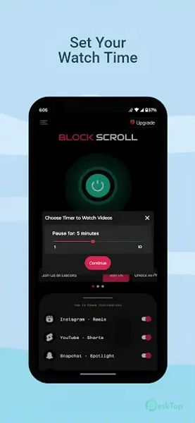 Block Scroll: No Shorts/Reels 2.0.2 APK MOD Tam Ücretsiz İndir
