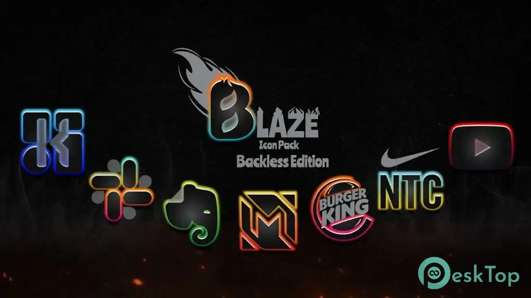 Blaze Backless Icon Pack 3.1.3 APK MOD Unlocked (Full) Free Download