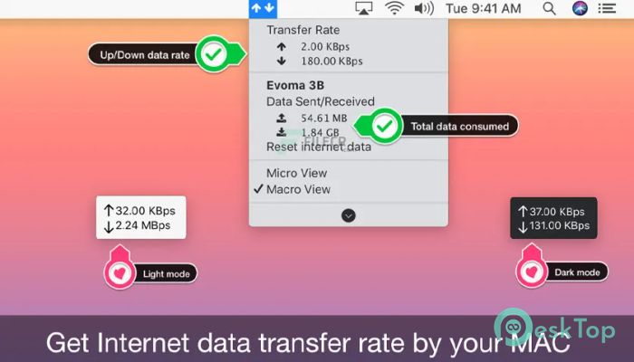 下载 TransData - Internet Data Speed 2.9 免费Mac版