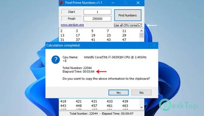 تحميل برنامج Sordum Find Prime Numbers 1.1 برابط مباشر