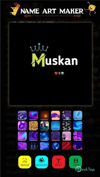 Name Art Maker - Shadow Design