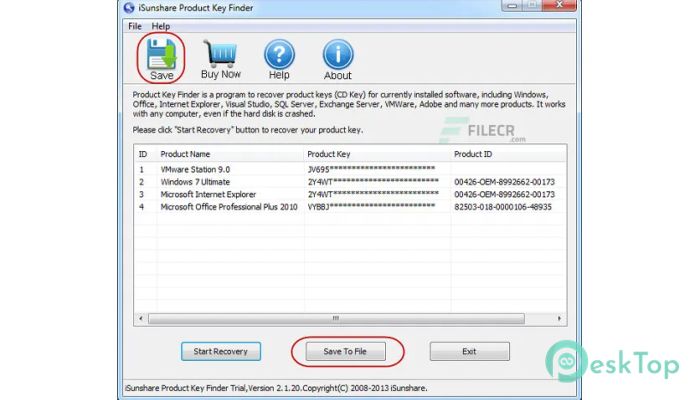 Download iSunshare Product Key Finder  2.1.20 Free Full Activated