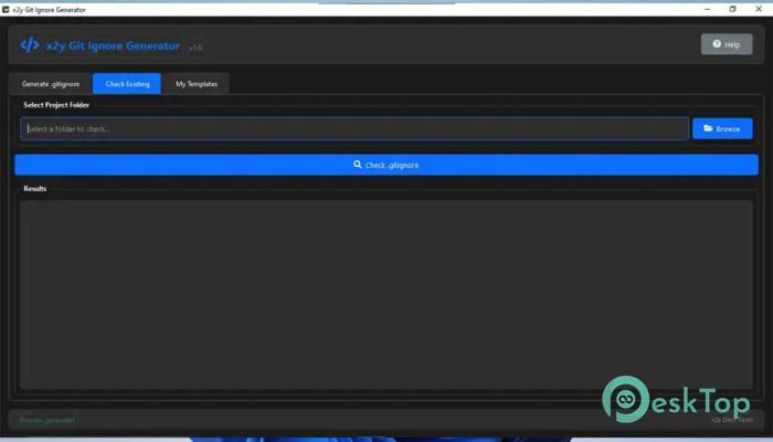 x2y GitIgnore Generator 1.0 完全アクティベート版を無料でダウンロード