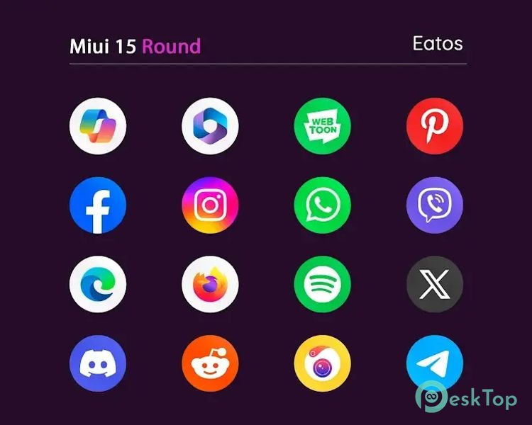 Miui 15 - Icon Pack (Round) 3.2.3 APK MOD 完整免费下载