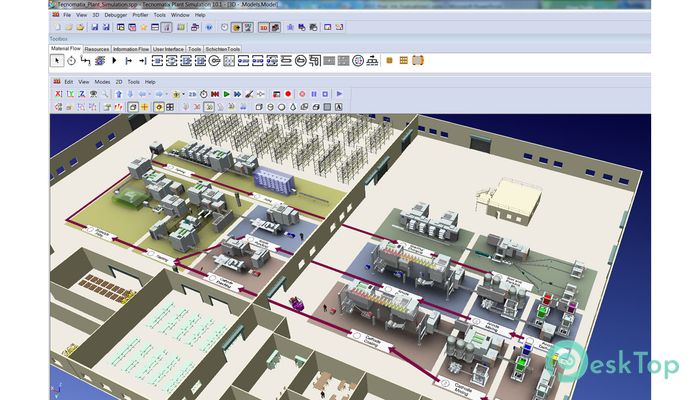  تحميل برنامج Siemens Tecnomatix Plant Simulation 16.0.5 برابط مباشر