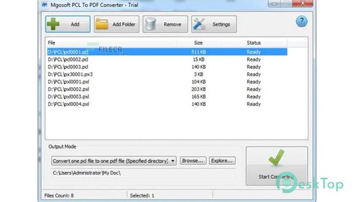 Mgosoft PCL To PDF Converter 12.7.0 完全アクティベート版を無料でダウンロード