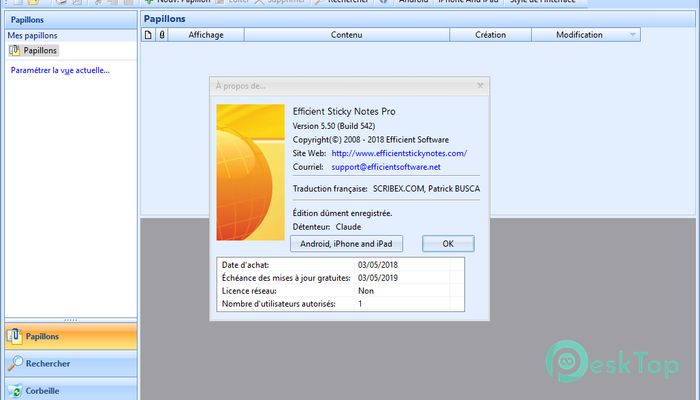 Efficient Sticky Notes Pro 5.60 Build 559 完全アクティベート版を無料でダウンロード