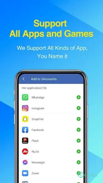 2Accounts - Dual Apps Space 4.3.4 APK MOD Полная бесплатная загрузка