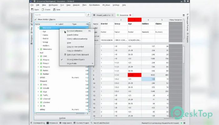 KDE RKWard 0.7.5 Tam Sürüm Aktif Edilmiş Ücretsiz İndir