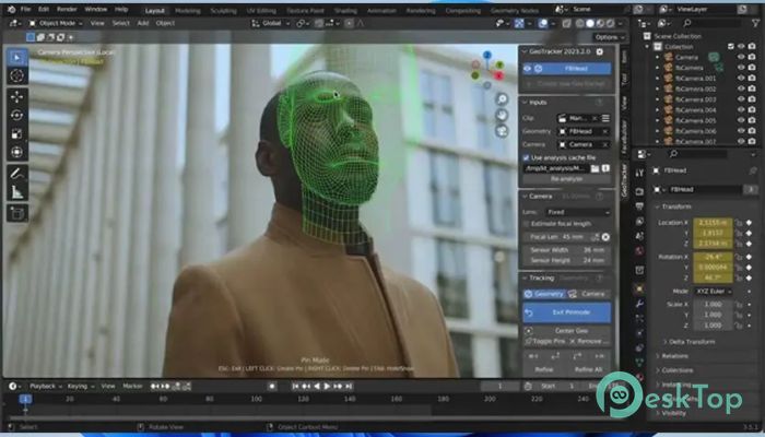 Download KeenTools GeoTracker for Blender 2024.3.0 Free Full Activated